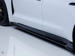 Carbon Fibre Side Skirts Porsche Taycan PAKTECHZ(PT0048-2)