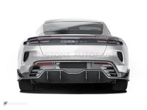 Carbon Fibre Rear Diffuser Porsche Taycan PAKTECHZ(PT0048-3)