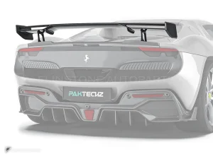 Carbon Fibre Rear Spoiler Ferrari 296 PAKTECHZ