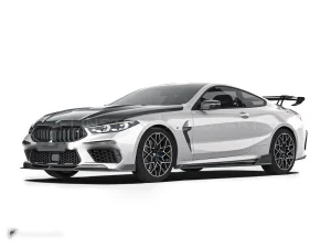 carbon fibre front centre vent trim BMW M8 F91 F92 F93 PAKTECHZ
