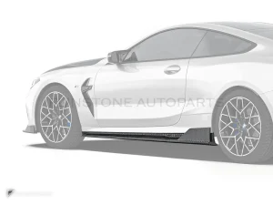 สเกิร์ตข้างคาร์บอนไฟเบอร์ BMW M8 F91 F92 PAKTECHZ