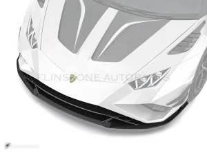 ลิ้นหน้าคาร์บอนไฟเบอร์ Lamborghini Huracan EVO PAKTECHZ (WS0017-1)