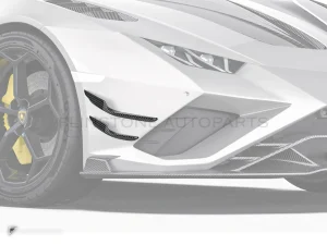 ครีบหน้าคาร์บอนไฟเบอร์ Lamborghini Huracan EVO PAKTECHZ