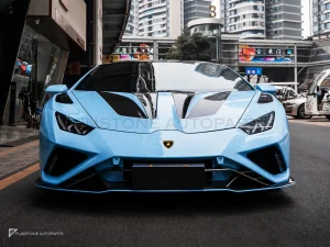 ครีบหน้าคาร์บอนไฟเบอร์ Lamborghini Huracan EVO PAKTECHZ