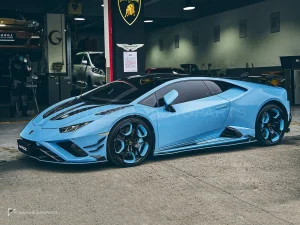 สเกิร์ตข้างคาร์บอนไฟเบอร์ Lamborghini Huracan EVO PAKTECHZ (WS0017-6)