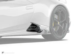 คิ้วช่องลมสเกิร์ตข้างคาร์บอนไฟเบอร์ Lamborghini Huracan EVO PAKTECHZ
