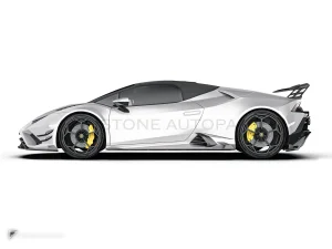 คิ้วช่องลมสเกิร์ตข้างคาร์บอนไฟเบอร์ Lamborghini Huracan EVO PAKTECHZ