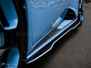 คิ้วช่องลมสเกิร์ตข้างคาร์บอนไฟเบอร์ Lamborghini Huracan EVO PAKTECHZ