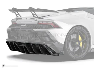 Carbon Fibre Rear Diffuser Lamborghini Huracan EVO PAKTECHZ(WS0017-8)