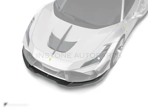 carbon fibre lower front lip Ferrari F8 PAKTECHZ(PT0016-1)