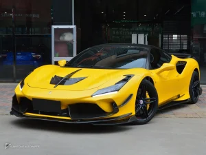 carbon fibre lower front lip Ferrari F8 PAKTECHZ(PT0016-1)