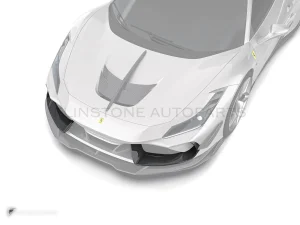 ช่องดักลมหน้าคาร์บอนไฟเบอร์ Ferrari F8 PAKTECHZ