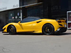 สเกิร์ตข้างคาร์บอนไฟเบอร์ Ferrari F8 PAKTECHZ (PT0016-8)