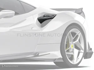 ช่องดักลมข้างคาร์บอนไฟเบอร์ Ferrari F8 PAKTECHZ