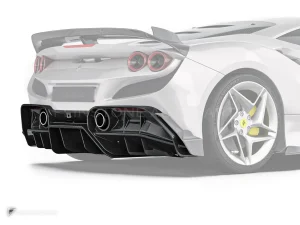 ดิฟฟิวเซอร์หลังคาร์บอนไฟเบอร์ Ferrari F8 PAKTECHZ (PT0016-10)