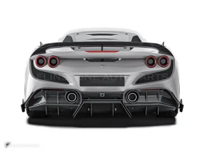 ดิฟฟิวเซอร์หลังคาร์บอนไฟเบอร์ Ferrari F8 PAKTECHZ (PT0016-10)
