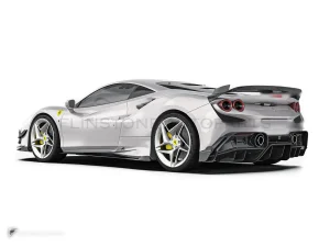 碳纤维后侧分流器 Ferrari F8 PAKTECHZ
