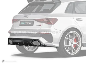 ดิฟฟิวเซอร์หลังคาร์บอนไฟเบอร์ Audi RS3 8Y PAKTECHZ (PT0037-7)