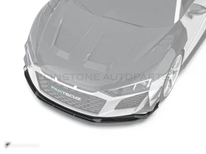 ลิ้นหน้าสปลิตเตอร์คาร์บอนไฟเบอร์ Audi R8 Gen 2 Facelift PAKTECHZ