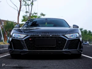 ลิ้นหน้าสปลิตเตอร์คาร์บอนไฟเบอร์ Audi R8 Gen 2 Facelift PAKTECHZ
