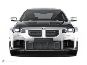 ลิ้นหน้าคาร์บอนไฟเบอร์ Ver.1 BMW M2 G87 PAKTECHZ (PT0034-2)