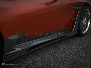 สเกิร์ตข้างตัวล่างคาร์บอนไฟเบอร์ Aston Martin DB11 PAKTECHZ (PT0021-7)