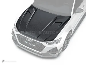 ฝากระโปรงหน้าคาร์บอนไฟเบอร์ Audi RS6 C8 PAKTECHZ (PT0030-3)
