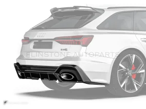 ดิฟฟิวเซอร์หลังคาร์บอนไฟเบอร์ Audi RS6 RS7 C8 PAKTECHZ