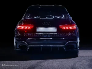 ดิฟฟิวเซอร์หลังคาร์บอนไฟเบอร์ Audi RS6 RS7 C8 PAKTECHZ