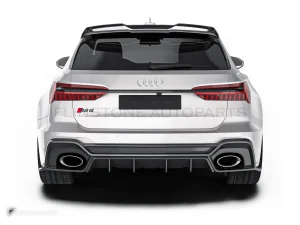 สปอยเลอร์หลังคาท้ายคาร์บอนไฟเบอร์ Audi RS6 C8 PAKTECHZ