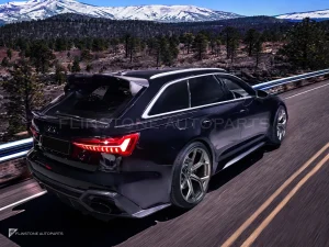 สปอยเลอร์หลังคาท้ายคาร์บอนไฟเบอร์ Audi RS6 C8 PAKTECHZ