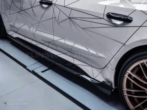 สเกิร์ตข้างคาร์บอนไฟเบอร์ Audi RS7 C8 PAKTECHZ (PT0030-4-RS7)