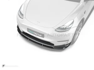 Carbon Fibre Front Lip Tesla Model Y PAKTECHZ(PT0027-1)