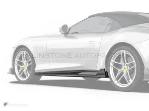 สเกิร์ตข้างคาร์บอนไฟเบอร์ Ferrari Roma PAKTECHZ (PT0026-2)