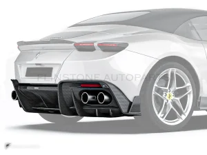ดิฟฟิวเซอร์หลังคาร์บอนไฟเบอร์ Ferrari Roma PAKTECHZ (PT0026-3)