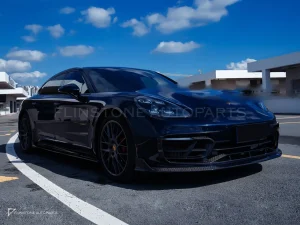 ลิ้นหน้าคาร์บอนไฟเบอร์ Porsche Panamera PAKTECHZ (PT0024-2)