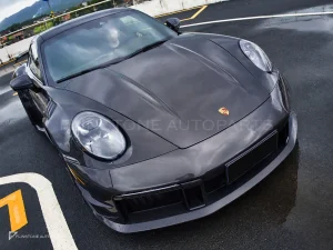 ฝากระโปรงหน้าคาร์บอนไฟเบอร์ Porsche 992 Turbo S PAKTECHZ (PT0023-3)