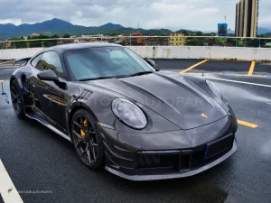 ฝากระโปรงหน้าคาร์บอนไฟเบอร์ Porsche 992 Turbo S PAKTECHZ (PT0023-3)