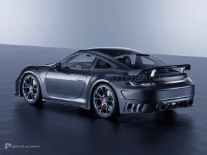 ฝาครอบห้องเครื่องคาร์บอนไฟเบอร์ Porsche 992 Turbo S PAKTECHZ