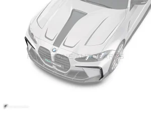 ครีบหน้าคาร์บอนไฟเบอร์ BMW M3/M4 G8x PAKTECHZ