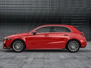 碳纤维侧裙 Ver.1 Benz A-Class W177 PAKTECHZ