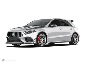 สเกิร์ตข้างคาร์บอนไฟเบอร์ Ver.2 Benz A-Class W177 PAKTECHZ