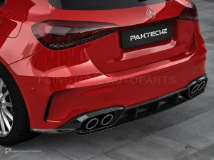 carbon fibre rear side splitters Ver.1 Benz A-Class W177 PAKTECHZ