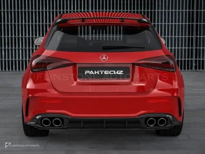 carbon fibre rear side splitters Ver.1 Benz A-Class W177 PAKTECHZ