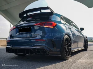 carbon fibre rear side splitters Ver.1 Benz A-Class W177 PAKTECHZ