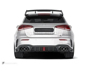 carbon fibre rear side splitters Ver.2 Benz A-Class W177 PAKTECHZ