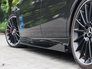 สเกิร์ตข้างคาร์บอนไฟเบอร์ Benz CLA-Class W117 PAKTECHZ