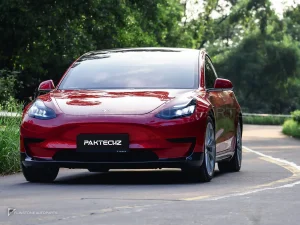 ลิ้นหน้าคาร์บอนไฟเบอร์ Tesla Model 3 PAKTECHZ (PT0011-1)