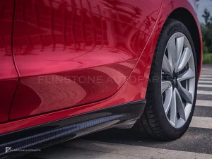 Carbon Fibre Side Skirts Tesla Model 3 PAKTECHZ(PT0011-2)