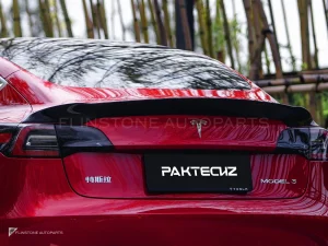 สปอยเลอร์หลังคาร์บอนไฟเบอร์ Tesla Model 3 PAKTECHZ (PT0011-4)